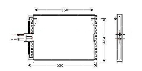Chladič klimatizácie - kondenzátor