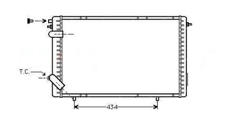 6 / 91- chladič voda 1.9TD ± AUT ± AC