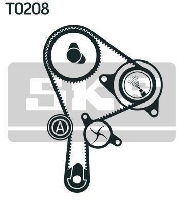Sada rozvodového remeňa s vodnou pumpou SKF