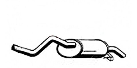 Zadný diel výfuku VEMO