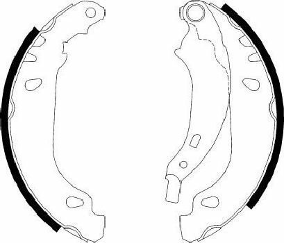 Súprava brzdových čeľustí