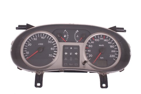 Přístrojový štít - benzín - stříbrný rámeček