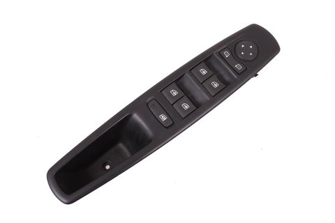 Tlačidlá sťahovania predných a zadných okien s dojazdom a ovládanie zrkadiel