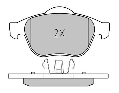 Sada brzdových doštičiek kotúčová brzda MEYLE
