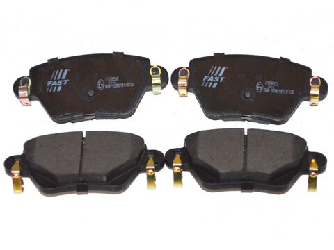 Zadné brzdové doštičky bez senzora