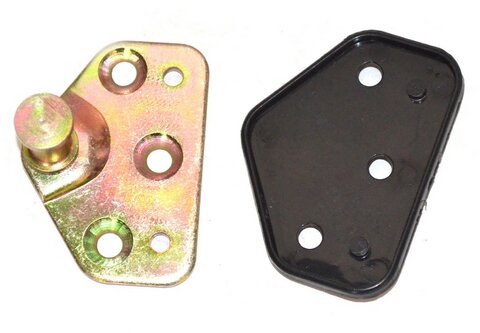 Pravý prostredný kolík zámku dverí