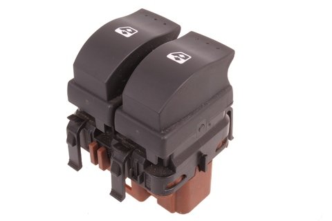 Tlačidlá sťahovania ľavej prednej zadných okien s dojazdom