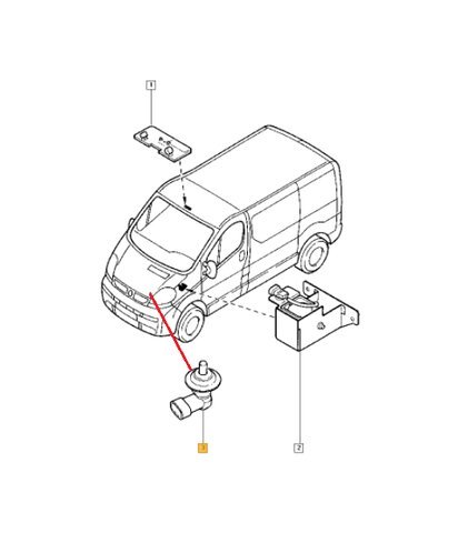 Spínač vnútorného osvetlenia (kĺbový spínač)