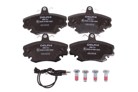 Sada predných brzdových doštičiek kotúčová brzda DELPHI