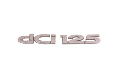 Zadné nápis dCi 125