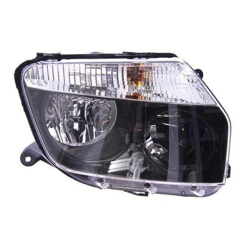Predné svetlo H7 + H1 (ovládané lankom), čierny rámik (verzia 4x4) pravej P