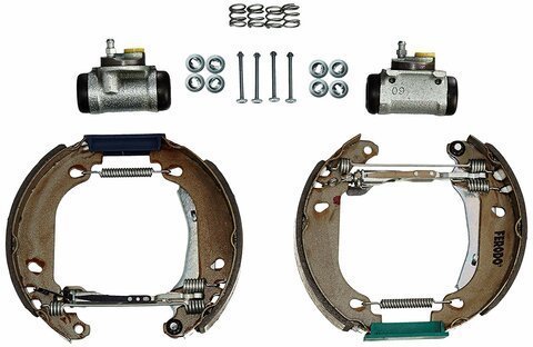 Súprava brzdových čeľustí Komplet Vč. brzdových valčeka TRW