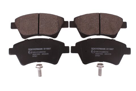 Sada predných brzdových doštičiek kotúčová brzda DENCKERMANN