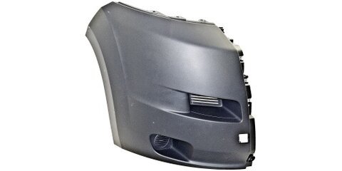 Roh predného nárazníka čierny pravý P