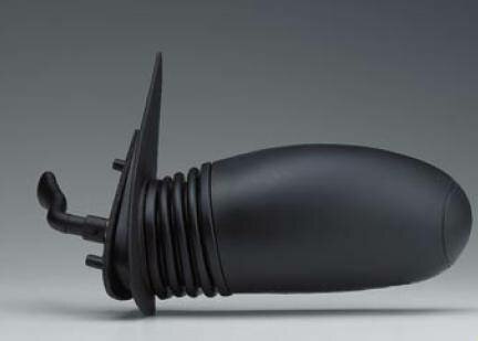 Zrkadlo spätné ľavej L čierne