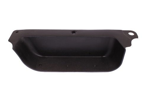 Ľavý predný prahový plastový nášľap čierny