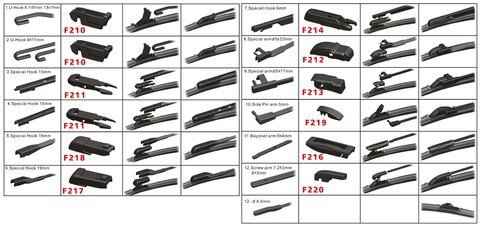 Plochý stierač 600mm