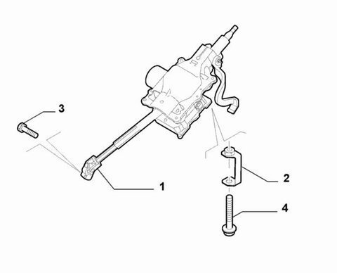 Elektrický posilovač řízení 51795527 (CITY řízení)