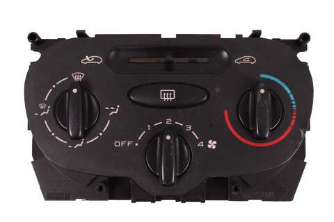 Panel ovládanie kúrenia - bez klimatizácie