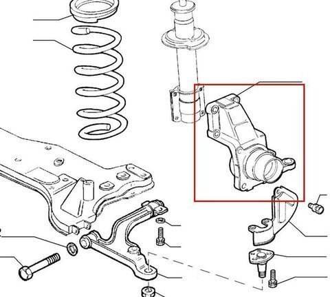 Ľavá predná tehlica (15 palcov)