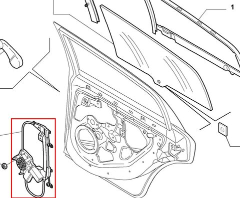 Sťahovacie mechanizmus dverí Pze