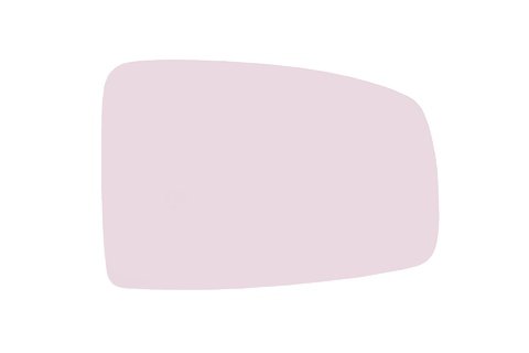 Sklo spätného zrkadla pravé