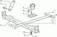 Uloženie lístkového pera - predný L = P