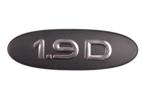 Nápis predné lišty dverí - 1.9D - čierny