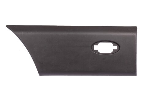 Ľavá bočná lišta zadného blatníka predná časť - stredná rázvor - dlhý previs - pre pozičné svetla - čierna