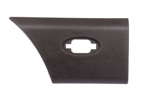 Ľavá bočná lišta zadného previsu - krátky previs - dlhý rázvor - pre pozičné svetla - čierna