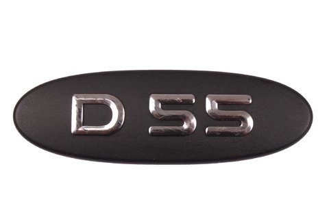 Nápis predné lišty dverí - D55 - čierny