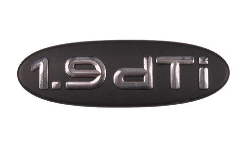 Nápis predné lišty dverí - 1.9dTi - čierny