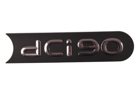 Nápis pravej prednej lišty dverí - dCi 90 - čierny