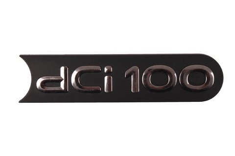 Nápis pravej prednej lišty dverí - dCi 100 - čierny
