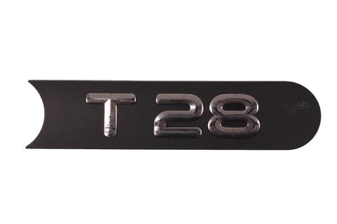 Nápis pravej prednej lišty dverí - T 28 - čierny