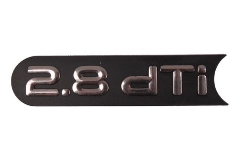 Nápis ľavej prednej lišty dverí - 2.8dTi - čierny