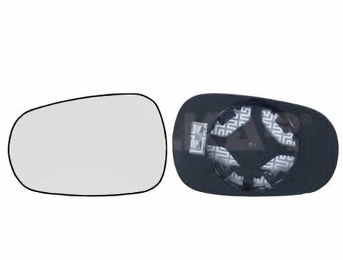 Pravé sklo zrkadla s plastovým držiakom