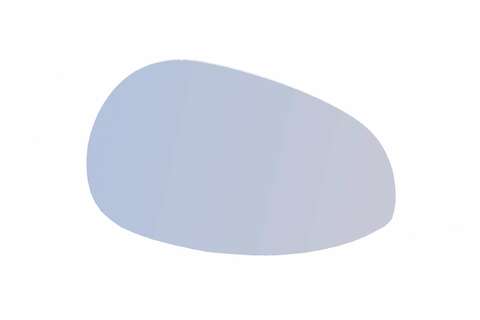 Sklo spätného zrkadla ľavé vyhrievané EVO