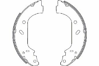 Brzdové čeľuste zadné