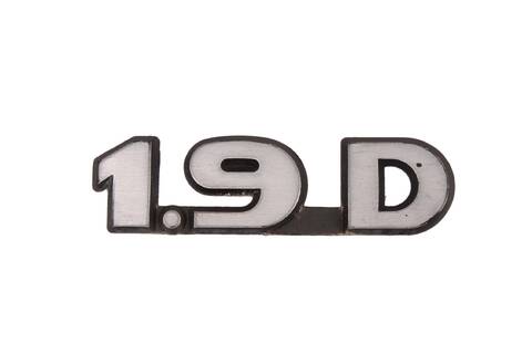 Nápis 1.9D