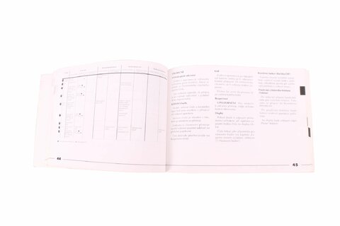 Návod na použitie a údržbu CZ (dodatok)