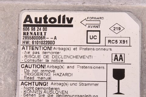 Jednotka airbagov - 285580006R