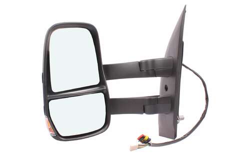 Vonkajšie spätné zrkadlo ĽAVÉ komplet, dlhé rameno, s teplotným čidlom, elektrické, vyhrievané komplet