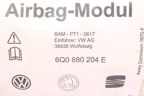 Airbag spolujazdca -2004 6Q0880204E