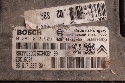 Riadiaca jednotka motora 9661728580