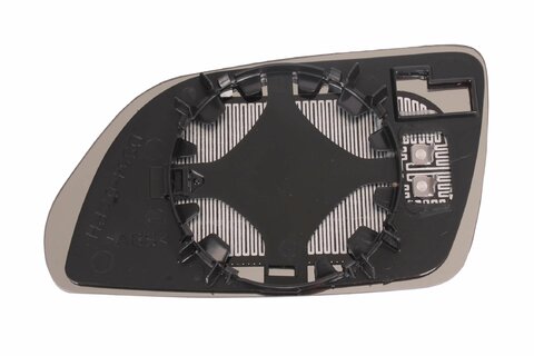 Sklo spätného zrkadla s plast.držákem pravej