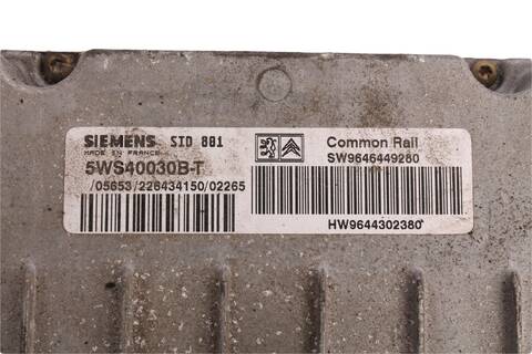 Riadiaca jednotka motora 9646449280