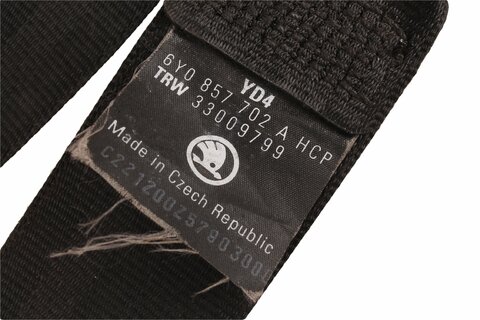 Bezpečnostný pás pravý predný čierny 6Y0857702AHCP