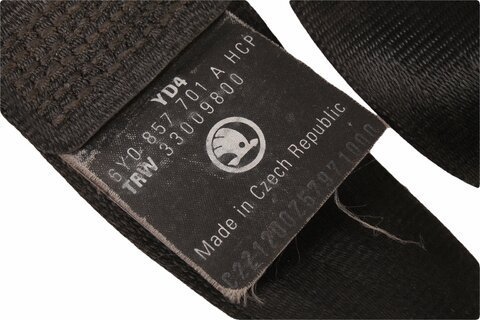 Bezpečnostný pás ľavý predný čierny 6Y0857701AHCP