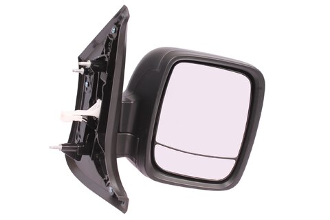 Pravé spätné zrkadlo elektricky ovládané vyhrievané - čierne - FAST